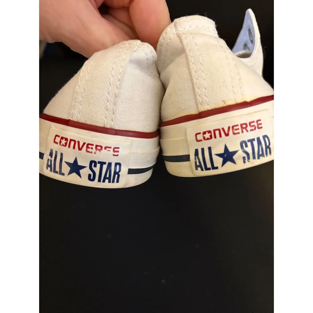 Converse All Star Low‎ Top Sneakers White Casual Shoes W7 M5